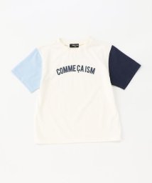 COMME CA ISM KIDS(コムサイズム（キッズ）)/ロゴプリント　半袖Tシャツ/ホワイト系1