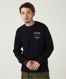 AVIREX/NAVAL L/S WAFFLE T－SHIRT/505464800