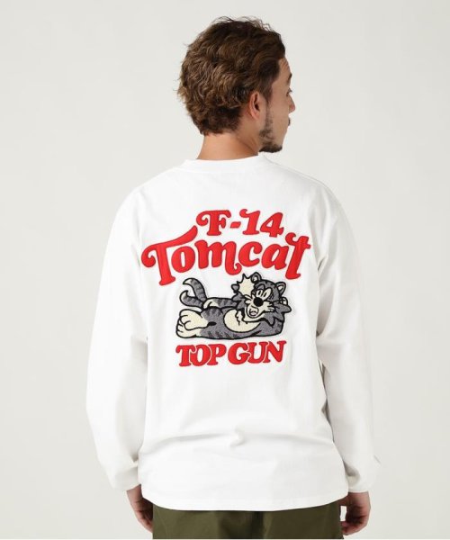 AVIREX(AVIREX)/《直営店限定》SAGARA TOM CAT L/S T－SHIRT/ホワイト