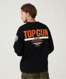 AVIREX(AVIREX)/LONG SLEEVE T－SHIRT TOPGUN / 長袖 Tシャツ トップガン/ブラック