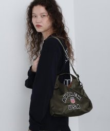 AVIREX(AVIREX)/SIGNATURE MINI SHOLDER BAG/シグネチャーロゴ ミニショルダーバッグ/オリーブ