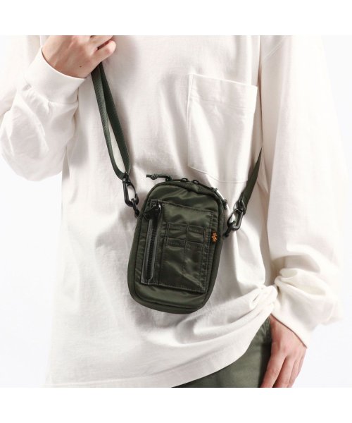 ALPHA INDUSTRIES(アルファインダストリーズ)/アルファインダストリーズ ショルダーバッグ ALPHA INDUSTRIES Flight Nylon UTILITY GADGET POUCH TZ1125/グレー