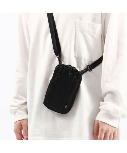 ALPHA INDUSTRIES(アルファインダストリーズ)/アルファインダストリーズ ショルダーバッグ ALPHA INDUSTRIES Flight Nylon GADGET POUCH ショルダー TZ1126/ブラック