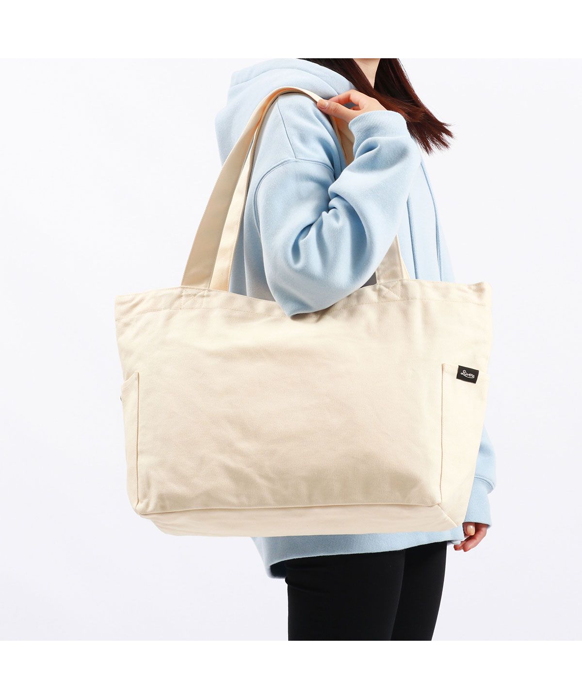 ZIPPER TOP TOTE BAG – RIVERS CO.,LTD