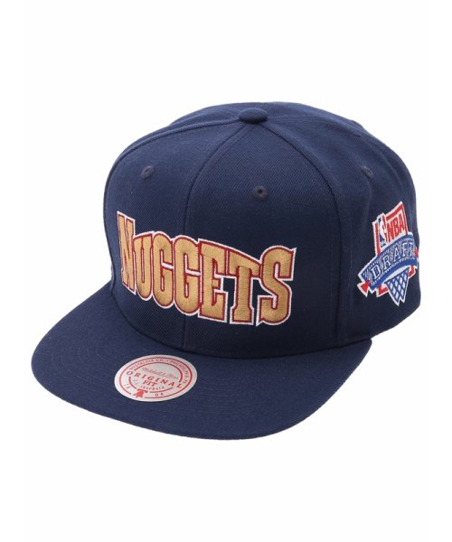 Mitchell & Ness(ミッチェルアンドネス)/ジャスト・ドン ナゲッツ ドラフト スナップバック DENVER NUGGETS NBA JUST DON DRAFT SNAPBACK HWC NUGGETS/NAVY