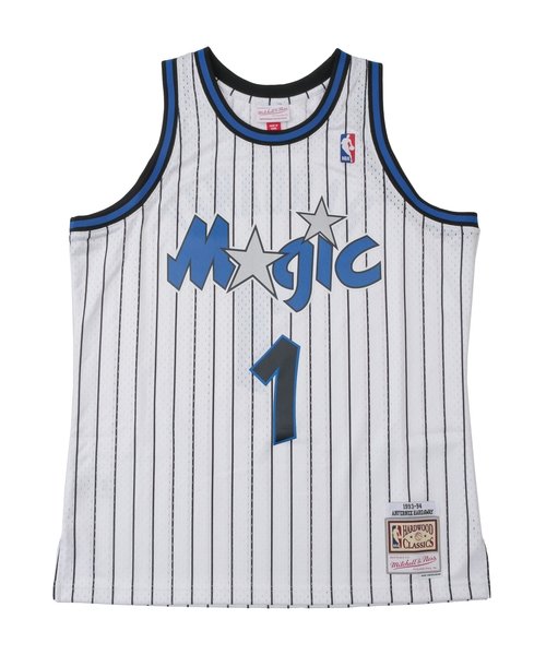 Mitchell & Ness(ミッチェルアンドネス)/アンファニー・ハーダウェイ マジック ホーム スイングマンジャージ 1993－94 ORLANDO MAGIC NBA SWINGMAN JERSEY MAGI/WHITE