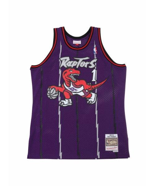 Mitchell & Ness(ミッチェルアンドネス)/トレイシー・マクグレディ ラプターズ ロード スイングマンジャージ SWINGMAN JERSEY TORONTO RAPTORS TRACY MCGRADY/PURPLE