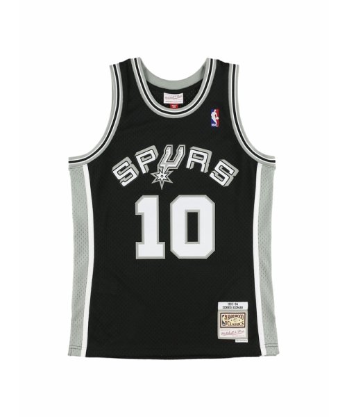 Mitchell & Ness(ミッチェルアンドネス)/デニス・ロッドマン スパーズ ロード スイングマンジャージ 1993－94 SAN ANTONIO SPURS NBA DARK JERSEY SPURS 19/BLACK