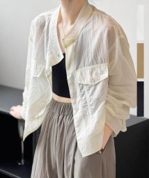 ARGO TOKYO/UV Cut Sheer Blouson　21060　UVカットシアーブルゾン　シアージャケット　シアーアウター　SUMMERアウター　サマージャケット/505461362