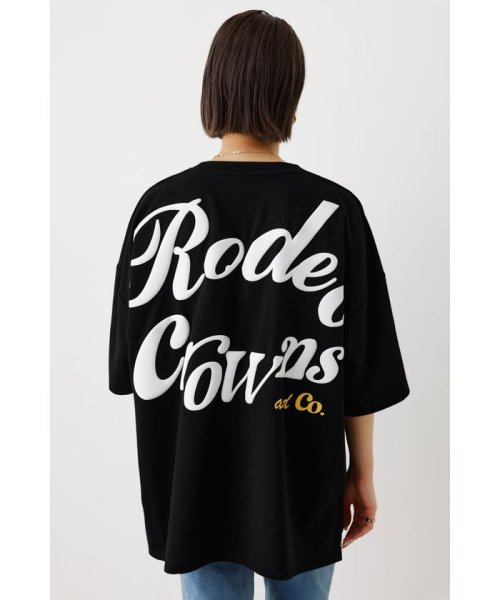 RODEO CROWNS WIDE BOWL(ロデオクラウンズワイドボウル)/RCS Jog Logo Tシャツ/BLK
