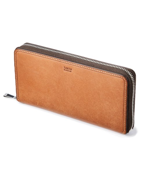 タケオキクチ 財布 長財布 メンズ ブランド ラウンドファスナー レザー 本革 TAKEO KIKUCHI 780616 TAKEO バケッタ製法