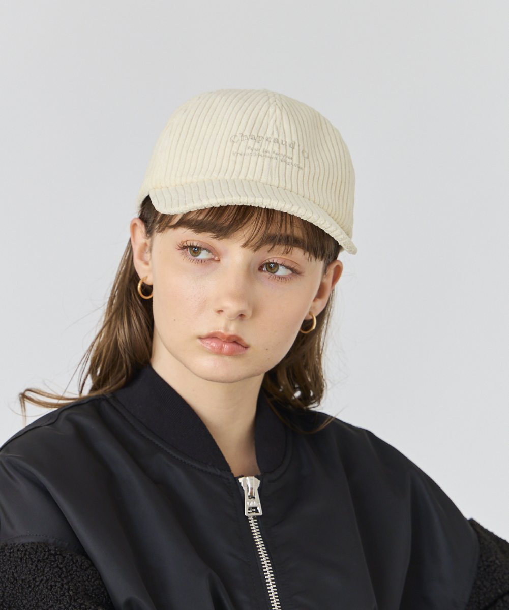Chapeau d' O Mid Corduroy Emb Cap