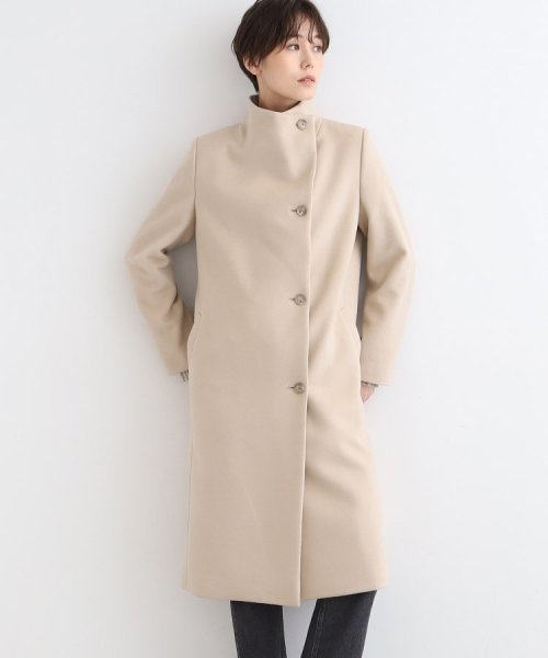 【日本製／3WAY】スタンドカラースレンダーコート 