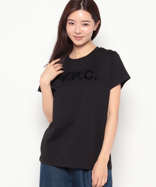 A.P.C.(アーペーセー)/【A.P.C 】アーペーセー Tシャツ F26944 VPC Lady’s T－SHIRT /BLACK