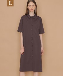 MACKINTOSH LONDON(MACKINTOSH LONDON Lサイズ)/【L】【The Essential Collection】プレーティング天竺ワンピース/チャコールグレー