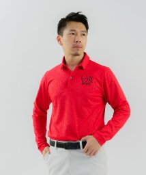 LANVIN SPORT(ランバン スポール)/【25周年】ロゴエンボス長袖シャツ【アウトレット】/レッド