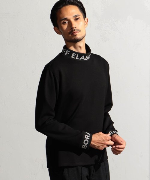 【RIELABO】ジャカードニット衿トレーナー RIELABO