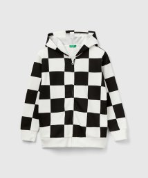 BENETTON (UNITED COLORS OF BENETTON BOYS)/キッズブロックチェックジップアップフードパーカーB/505450493