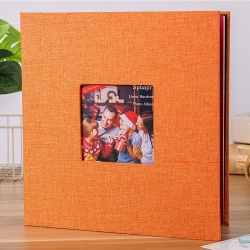 BACKYARD FAMILY(バックヤードファミリー)/アルバム 貼るタイプ DIY 大容量 ydkalb5184/オレンジ