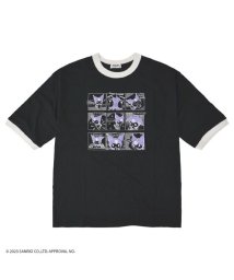 Sanrio characters/クロミ サンリオ Tシャツ 半袖 リンガーネック トップス ドロップショルダー プリント sanrio/505469237