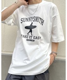 SUNNY SMITH(サニースミス)/アーチロゴ 11.6オンスウルトラヘヴィーウェイトTシャツ/オフホワイト