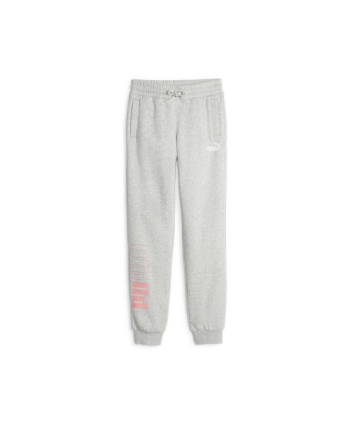 PUMA(PUMA)/キッズ ガールズ PUMA POWER カラーブロック スウェット パンツ 120－160cm/LIGHTGRAYHEATHER