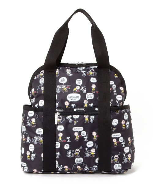 LeSportsac(LeSportsac)/DOUBLE TROUBLE BACKPACKピーナッツパルズ/ブラック