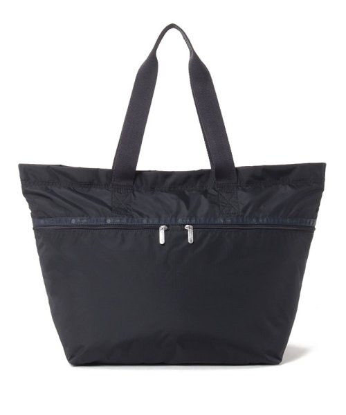 CARLIN ZIP TOP TOTE BAGディープシーブルー 