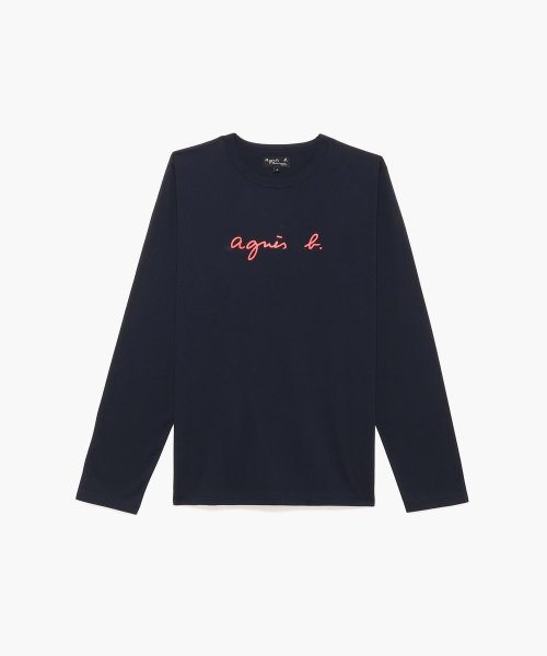 agnes b. HOMME(アニエスベー　オム)/S137 TS ロゴTシャツ/ブルー系
