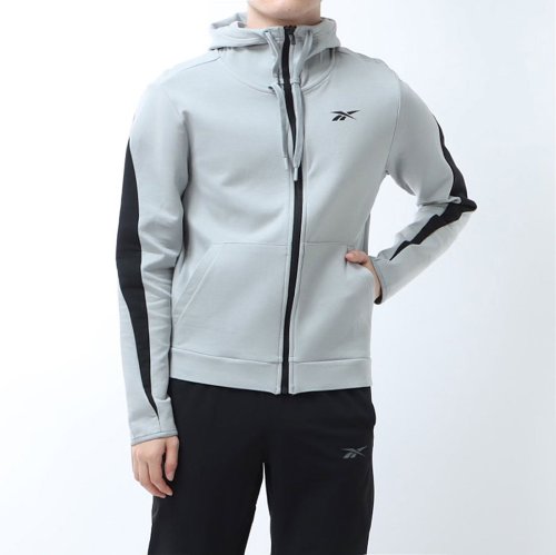 Reebok(Reebok)/ドリームブレンド フルジップ フーディー / DreamBlend FZ Hoodie/グレー