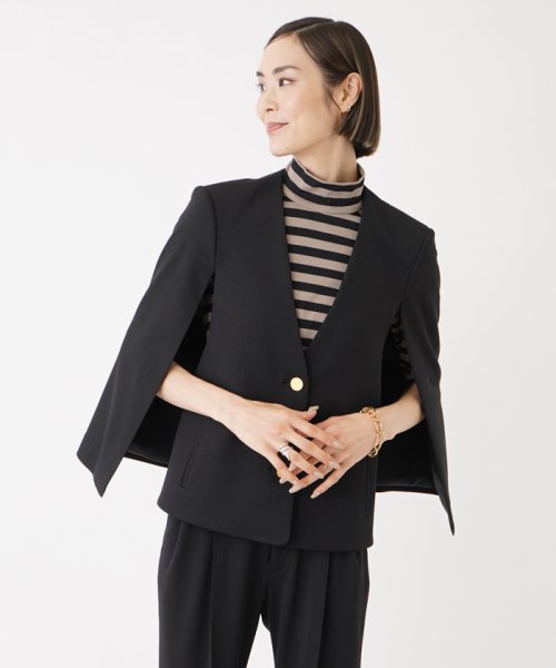 【小林ゆりさん着用】ケープ風ジャケット【NEMIKA×Number】 