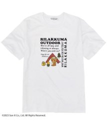 RIRAKKUMA(リラックマ)/リラックマ サンエックス Tシャツ 半袖 プリント トップス アウトドア San－X/ホワイト