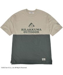 RIRAKKUMA/リラックマ アウトドア ドロップショルダー Tシャツ 半袖 Rilakkuma/505471106