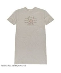 RIRAKKUMA(リラックマ)/リラックマ スーパービッグTシャツ ワンピース Rilakkuma San－x/グレージュ