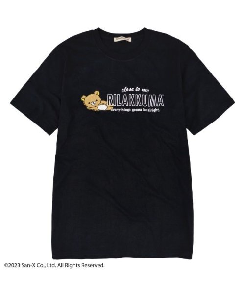 RIRAKKUMA(リラックマ)/リラックマ コリラックマ 半袖 Tシャツ 春夏 Rilakkuma San－x/ブラック