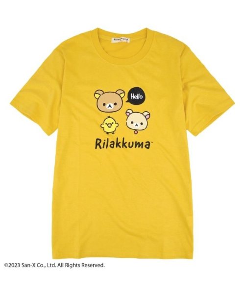 RIRAKKUMA(リラックマ)/リラックマ コリラックマ 半袖 Tシャツ 春夏 Rilakkuma San－x/ライトイエロー