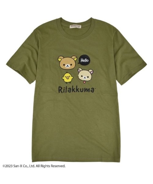 RIRAKKUMA(リラックマ)/リラックマ コリラックマ 半袖 Tシャツ 春夏 Rilakkuma San－x/グリーン