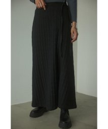 BLACK BY MOUSSY(ブラックバイマウジー)/wrap skirt/BLK