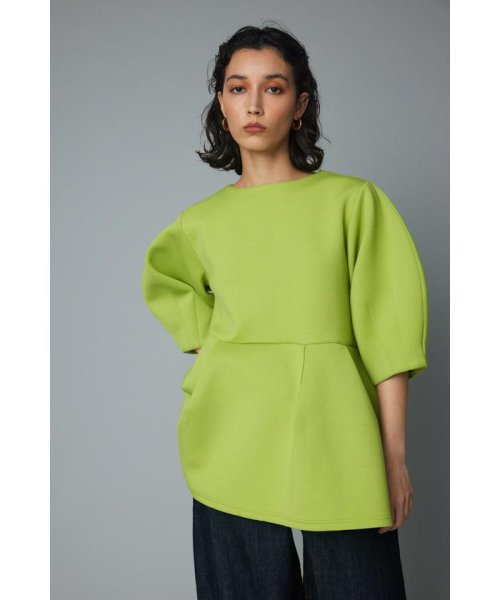 HeRIN.CYE(ヘリンドットサイ)/Feels puff sleeve tops/LIME