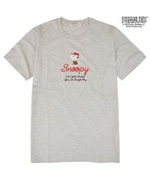  PEANUTS/スヌーピー ピーナッツ Tシャツ トップス 半袖 刺繍 SNOOPY PEANUTS/505472379
