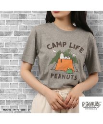  PEANUTS/スヌーピー ピーナッツ Tシャツ トップス 半袖 サーフ プリント かすれ PEANUTS SNOOPY/505472565