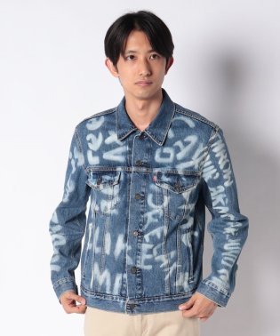 LEVI’S OUTLET/トラッカージャケット ミディアムインディゴ PATTERN/505460088