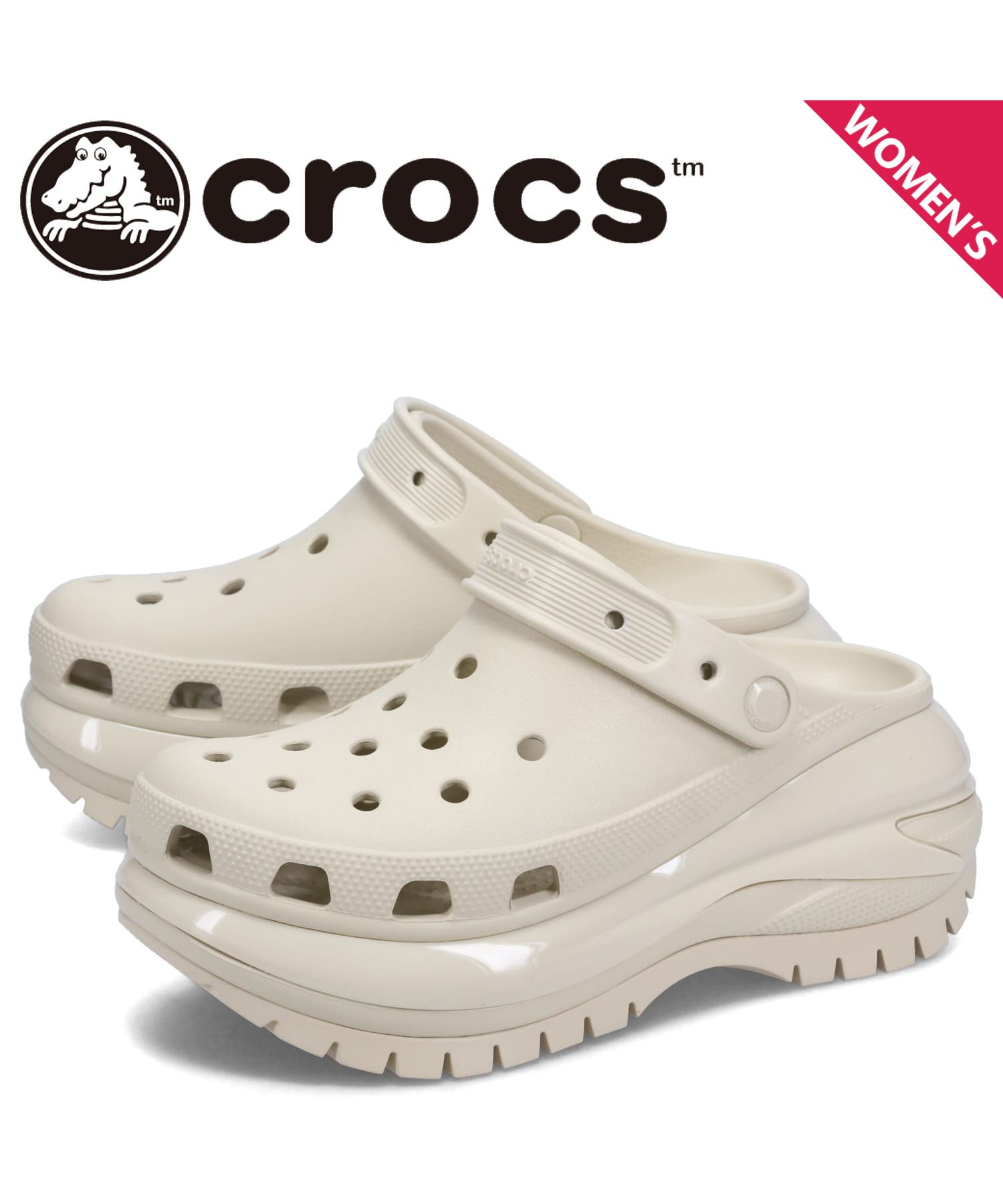 クロックス crocs サンダル クラシック メガ クラッシュ クロッグ