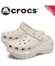 crocs/ クロックス crocs サンダル クラシック メガ クラッシュ クロッグ レディース 厚底 CLASSIC MEGA CRUSH CLOG ベージュ 2079/505468683
