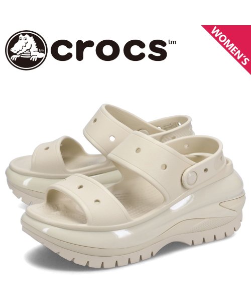 crocs(クロックス)/クロックス crocs サンダル クラシック メガ クラッシュ レディース 厚底 CLASSIC MEGA CRUSH SANDAL ベージュ 207989－2/その他