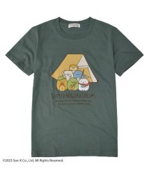 SUMIKKOGURASHI(すみっコぐらし)/すみっコぐらし キッズ Tシャツ 半袖 キャンプ サンエックス San－x/カーキ