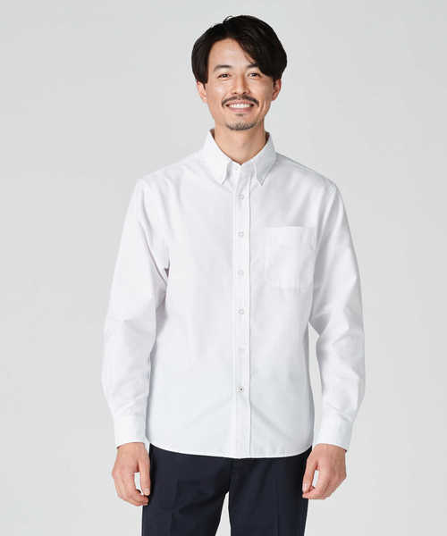 バックナンバー 速乾オックスボタンダウンシャツ(505473208) | BACK