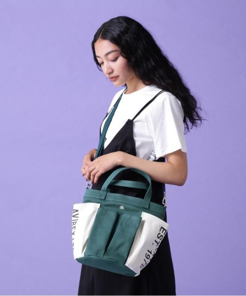 AVIREX(AVIREX)/《直営店限定》GARDENING TOTE BAG/ ガーデニング トートバッグ/ダークグリーン