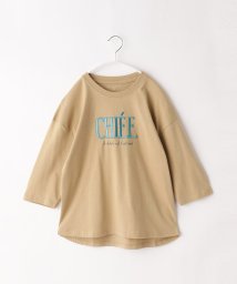 THE SHOP TK（KID）/【150－160】刺繍ロゴ七分Tシャツ/505474105