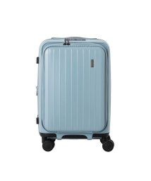TIeRRAL(ティエラル)/ティエラル スーツケース TIeRRAL TOMARU S 機内持ち込み Sサイズ フロントオープン 拡張 34L 38L ストッパー付き 静音/ブルー